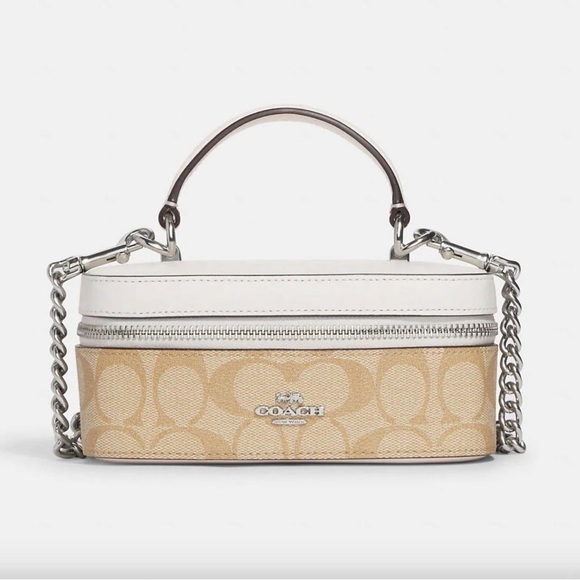 NWT - COACH Train Case Crossbody- super cute